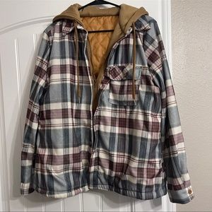Plaid Zip Jacket
